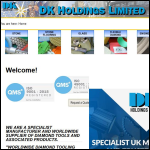 Screen shot of the DK Holdings Ltd website.