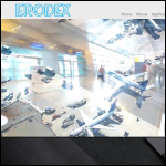Screen shot of the Erodex (UK) Ltd website.
