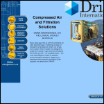 Screen shot of the R A Driair Ltd website.