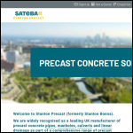 Screen shot of the Stanton Bonna Concrete Ltd website.