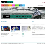Screen shot of the Corrosion Solutions Ltd website.