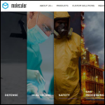 Screen shot of the Molecular Products Ltd website.