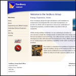 Screen shot of the Yardbury Kinectics Ltd website.