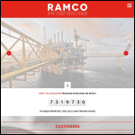 Screen shot of the Ramco Oil Services Ltd website.