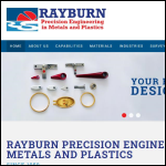 Screen shot of the Rayburn Plastics Ltd website.
