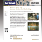 Screen shot of the Randall, P. E. Ltd website.