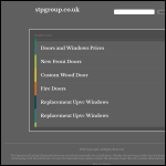 Screen shot of the STP Windows Ltd website.