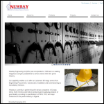 Screen shot of the Newbay Engineering Ltd website.