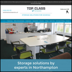 Screen shot of the Class Designs Ltd website.