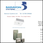 Screen shot of the BarAvon Systems website.