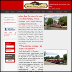 Screen shot of the Ashby Boat Co website.