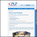 Screen shot of the Percy Lane Products website.