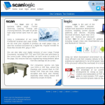 Screen shot of the Scan Logic Ltd website.