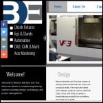 Screen shot of the Beacon Machine Tools Ltd website.