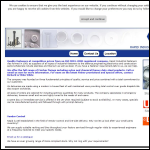 Screen shot of the Rapid Industrial Fasteners Ltd website.