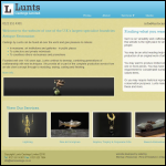 Screen shot of the Lunts Castings Ltd website.