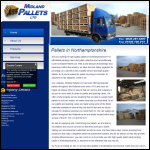 Screen shot of the Midland Pallets Ltd website.