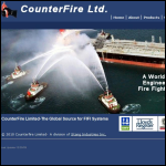 Screen shot of the Counterfire Ltd website.