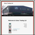 Screen shot of the Gotec Trading Ltd website.