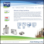 Screen shot of the Rega Metal Products Ltd website.