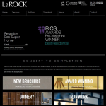 Screen shot of the Laroc Ltd website.