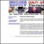 Screen shot of the Hughes Plastics website.