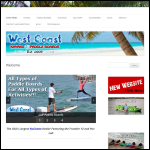 Screen shot of the North West Sailboat Centre website.