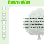 Screen shot of the Limetree Offset Ltd website.