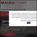Screen shot of the Magnapower Equipment Ltd website.