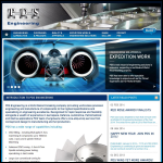 Screen shot of the PDS (CNC) Engineering Ltd website.