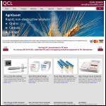Screen shot of the Quadrachem Laboratories Ltd website.