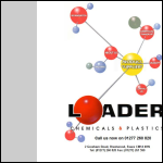 Screen shot of the Loader Chem & Plastics Ltd website.