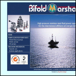 Screen shot of the Marshalsea Hydraulics Ltd website.