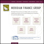 Screen shot of the Meridian Finance website.