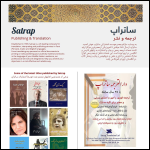 Screen shot of the Satrap Publishing & Translation website.