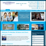Screen shot of the Meridian Print & Marketing Ltd website.
