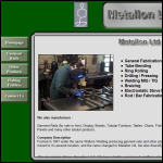 Screen shot of the Metallon Ltd website.