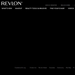 Screen shot of the Revlon International Corporation website.