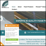 Screen shot of the Rocon Foam Products Ltd website.