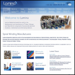 Screen shot of the Lamina Dielectrics Ltd website.
