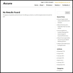 Screen shot of the Accura Geneva Ltd website.