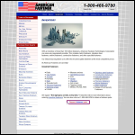Screen shot of the AKB Industrial Fastener Suppliers website.
