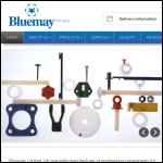 Screen shot of the Bluemay Ltd website.