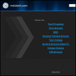 Screen shot of the MDC Technology Ltd website.