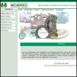 Screen shot of the Mobrec website.
