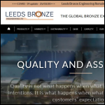 Screen shot of the Leeds Bronze Engineering Ltd website.