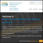 Screen shot of the Kleeneze - Koti Ltd website.