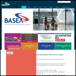Screen shot of the British Airport Services & Equipment Association website.