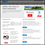 Screen shot of the National Association of Steel Stockholders website.
