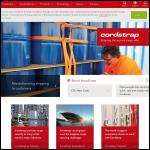 Screen shot of the Cordstrap Ltd website.